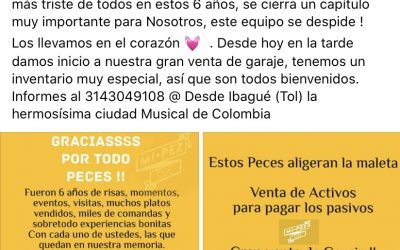 Triste despedida de restaurantes en Ibagué, Mi Pez On dijo adiós