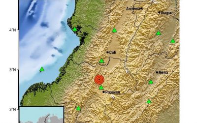 Temblor de magnitud 4.2 en Cauca, este domingo, se sintió en Cali y otras poblaciones
