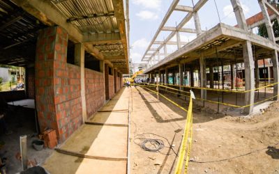 Después de varios meses se reinician obras de infraestructura educativa en Ibagué