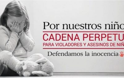 Cadena perpetua para violadores y asesinos de menores, aprobada en el Congreso.