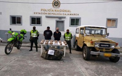 8.600 dosis de marihuana fueron incautadas en control vial, duro golpe