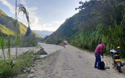 A toda marcha, se trabaja para recuperar la vía Rovira-Playarrica-Roncesvalles
