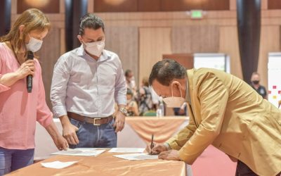 Juntas de Acción Comunal de Ibagué firmaron convenios por más de $ 500 millones, con Mininterior