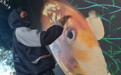 Artistas urbanos embellecieron con arte las calles de Ibagué