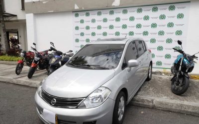 Autoridades recuperaron seis motocicletas y un automóvil que habían sido robados en Ibagué