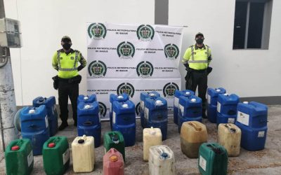 Policía incauta 11.000 dosis de marihuana y 300 galones de combustible