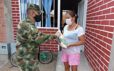 Ejército Nacional, Fundación El Nogal  y el ICBF entregaron mercados en Venadillo Tolima