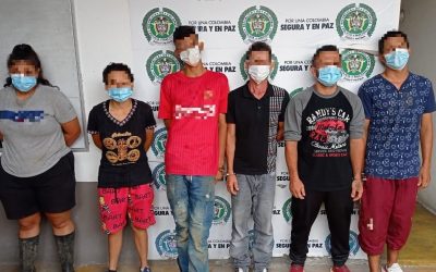 6 capturados por invasión de tierras y azonada