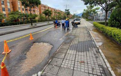 IBAL atiende daño en red matríz de la Comuna 7, estos barrios son los afectados