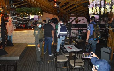Cuatro bares sellados en Ibagué en operativos el fin de semana