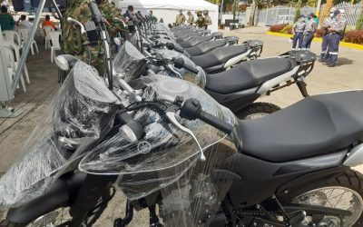 Estas son las motos que recibió el Ejército Nacional, para patrullar Ibagué
