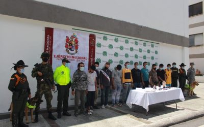 11 personas capturadas por microtráfico en el sur de Ibagué