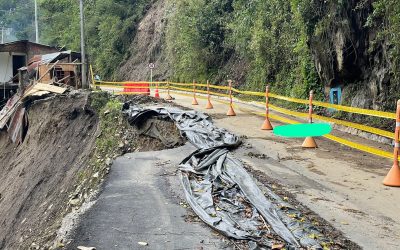 Suspendido paso vehicular a Juntas, en el Cañón del Combeima
