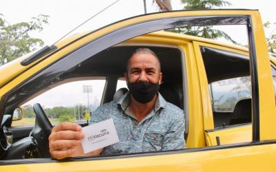 Hoy viernes jornada de vacunación a taxistas