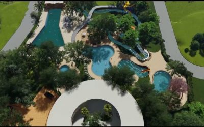 Así quedará el complejo recreativo que se construirá en el Parque Deportivo