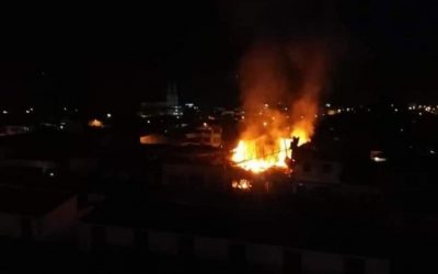 Atención saldo trágico por exploción de polvoreria en Chaparral