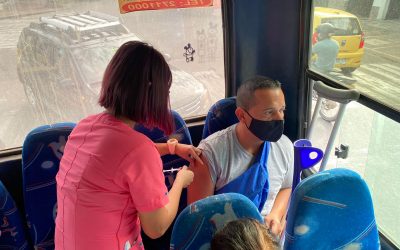 Ahora se vacuna en las busetas en Ibagué
