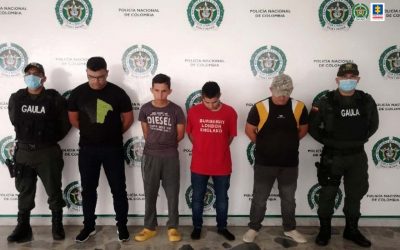 Seis personas fueron judicializadas por tentativa de extorsión en Ibagué