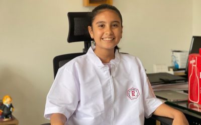 En el día del niño, Ana Sofía Ávila de 11 años fue gerente de la Fábrica de Licores del Tolima.