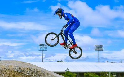 Medallista olímpico, Carlos Ramírez, realizó primeras pruebas sobre la pista BMX de Ibagué