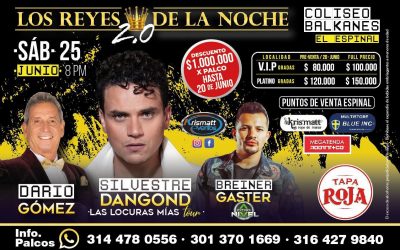 Tapa Roja en el concierto de «Los Reyes de la Noche»
