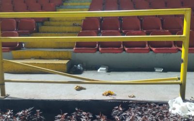 Hinchas y delegación de Atlético Nacional, ocasionaron graves daños al estadio