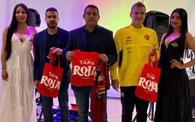 Aguardiente Tapa Roja dio la bienvenida a Flamengo de Brasil