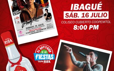 ¡Prográmese! Continúan en el 2022 las fiestas en el Tolima con Aguardiente Tapa Roja