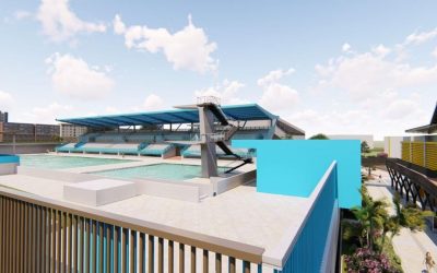 Este martes empieza a construirse el Complejo de Piscinas de la calle 42