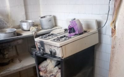 2 personas heridas por incendio en el barrio Interlaken