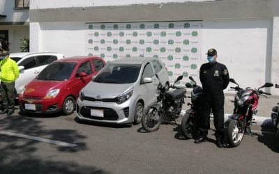 Autoridades recuperaron cuatro vehículos y cuatro motocicletas en Ibagué
