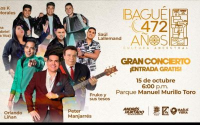 Conozca la programación de los cumpleaños de Ibagué con conciertos gratuitos