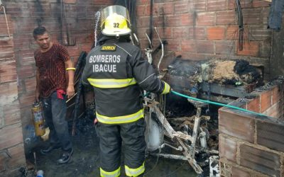 Bomberos de Ibagué controlaron varios incendios