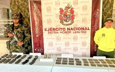 Soldados del Ejército Nacional ubican depósito ilegal