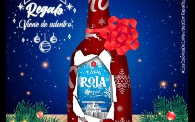 Aguardiente Tapa Roja nos muestra los colores de la Navidad
