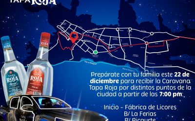 Únete a la caravana navideña con Aguardiente Tapa Roja