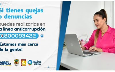 Con línea anticorrupción, alcaldía de Ibagué quiere darle celeridad a todo trámite