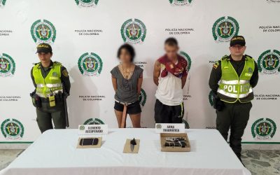 Capturados presuntos responsables de hurto al interior de una buseta.