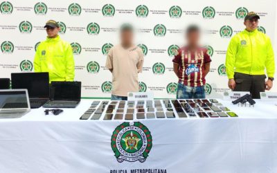 Capturados con estupefacientes, celulares y computadores hurtados 