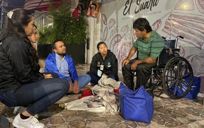 Paciente con discapacidad fue atendido en el Parque de Belén