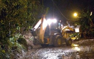 Noche de diluvio en el Cañón del Combeima, las imágenes muestran la magnitud
