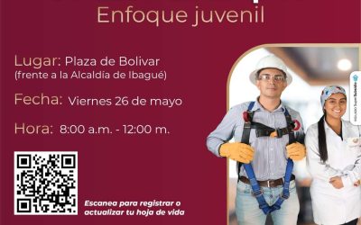 Asista a la jornada de empleo juvenil de Comfatolima
