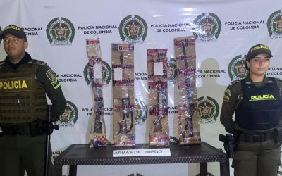 Hallaron armas en Melgar, con ellas hacían  hurtos en una residencias