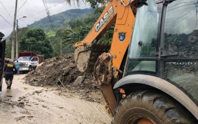 Fuerte aguacero dejó afectaciones en el Cañón del Combeima