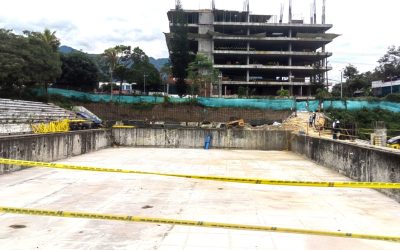 ¿Como va la construcción de las piscinas olímpicas en Ibagué?