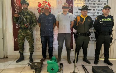 Capturados por explotación ilícita de oro en  Falan