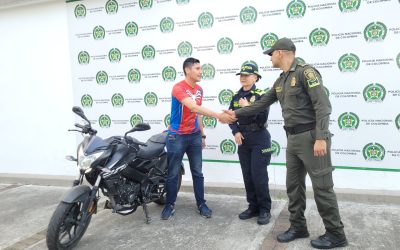 Recuperadas 2 motocicletas en Ibagué y Bogotá