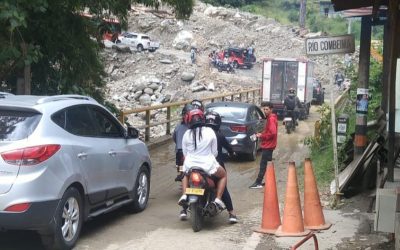 Habilitada la vía que conecta a Villa Restrepo con Juntas