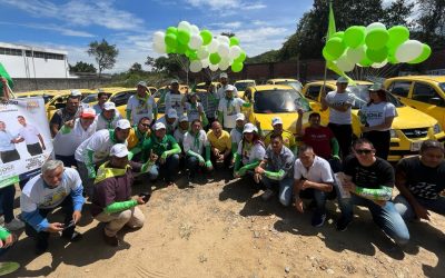 Taxistas de Ibagué con José Barreto