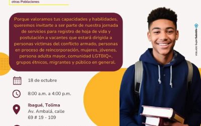 Inclusión laboral en ComfaTolima